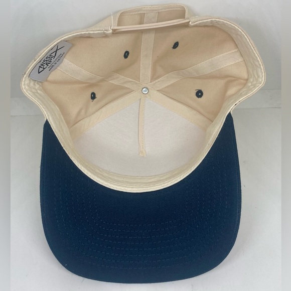 Atlanta Braves Cream/Navy Snapback Hat - Picture 10 of 10